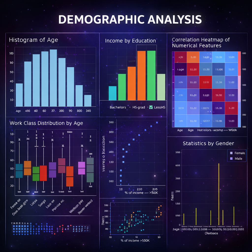 Adult Income Demographic Analysis